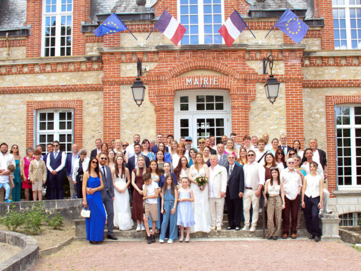 Mariage Greg et Aurelie  mairie  & photo groupe